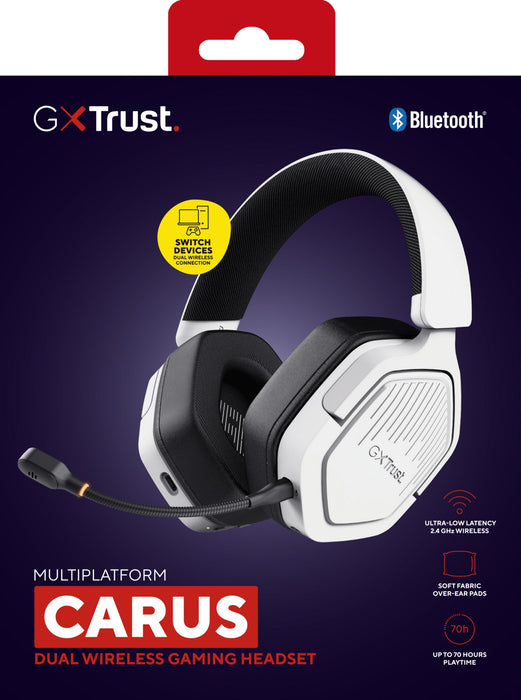 EAN 8713439255348 - Trust GXT 493W Carus Auriculares Inalámbrico y alámbrico Diadema, Casco Juego USB Type-C / USB Type-A Blu imagen 9