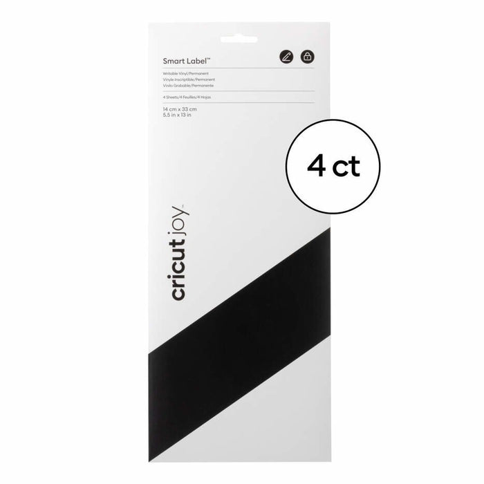 EAN 0093573848742 - Cricut Joy Smart Label Writable etiqueta autoadhesiva Permanente Negro 4 pieza(s) imagen 1