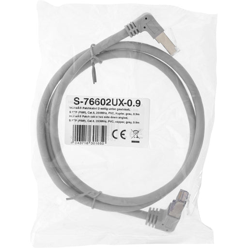 EAN 4043718282043 - InLine S-76602U-1.1 cable de red Gris 1,1 m Cat6 S/FTP (S-STP) Alrededor imagen 2