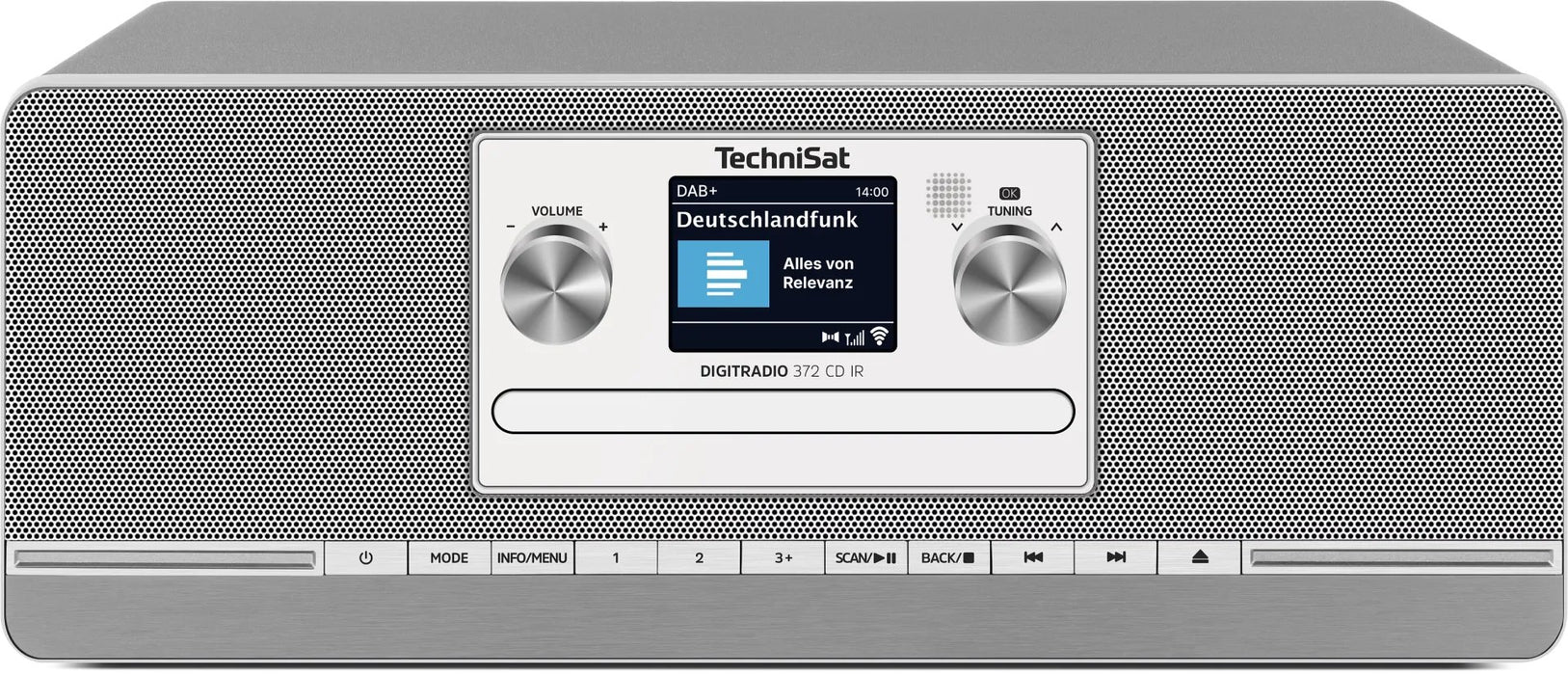 EAN 4019588510227 - TechniSat DIGITRADIO 372 CD IR Internet Analógico y digital Antracita, Plata imagen 1