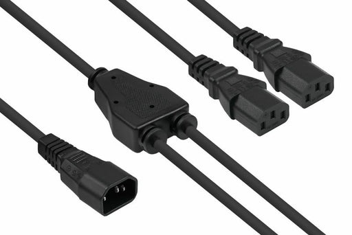 EAN 4066857000477 - Kabelmeister Kabel / Adapter Negro 2 m IEC C14 Acoplador C13 2 x imagen 1