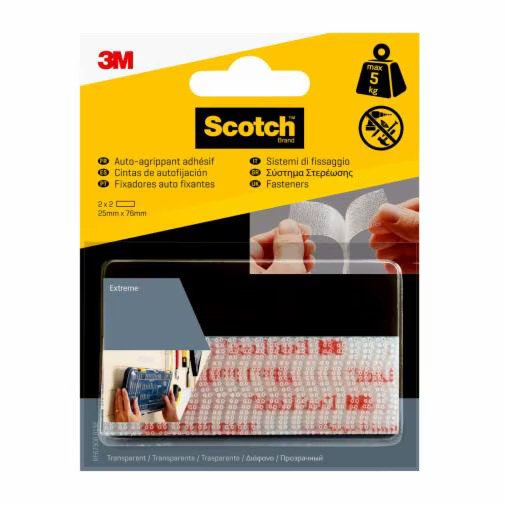 EAN 5902658108570 - Scotch 7100151768 velcro Transparente 2 pieza(s) imagen 1