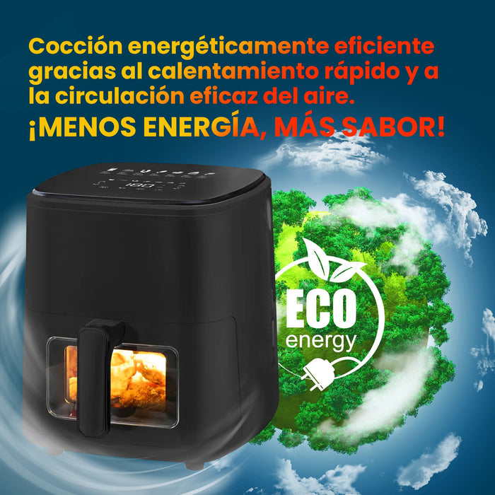 EAN 5907207221779 - Extralink Home SJ-500 5L Sencillo 1500 W Freidora de aire caliente Negro imagen 17