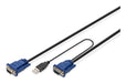 EAN 4016032329961 - Digitus DS-19233 cable para video, teclado y ratón (kvm) Negro, Azul 5 m imagen 1