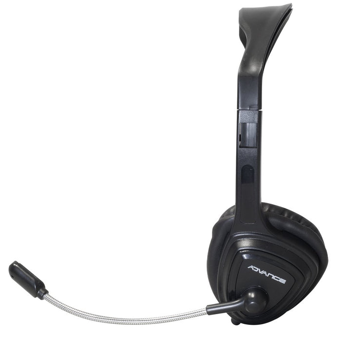 EAN 3700104414914 - ADVANCE MIC-S765 auricular y casco Auriculares Alámbrico Diadema Oficina/Centro de llamadas Negro imagen 2