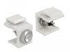 EAN 4043619864010 - DeLOCK 86401 conector Keystone Acero inoxidable, Blanco imagen 1