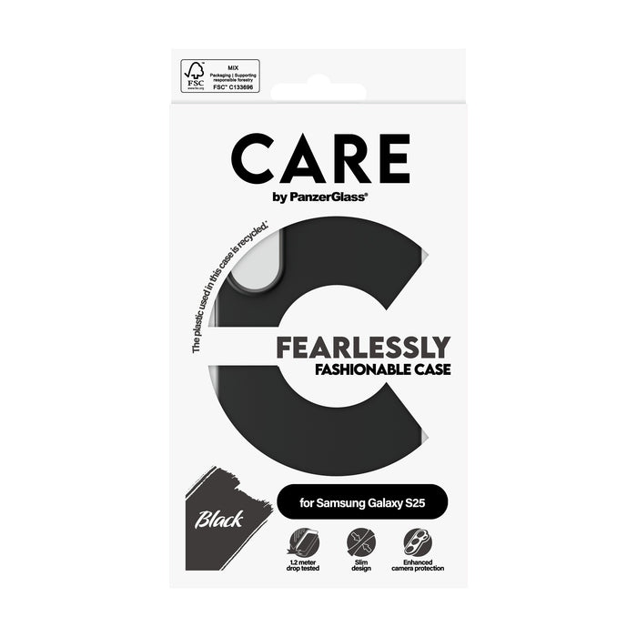 EAN 5715685016271 - PanzerGlass CARE™ by ® Case Black Samsung Galaxy S25 funda para teléfono móvil Negro imagen 3