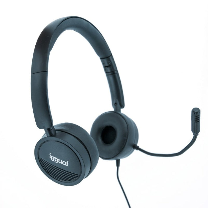 EAN 8435364317075 - iggual IGG317075 auricular y casco Alámbrico Diadema Juego Negro imagen 1