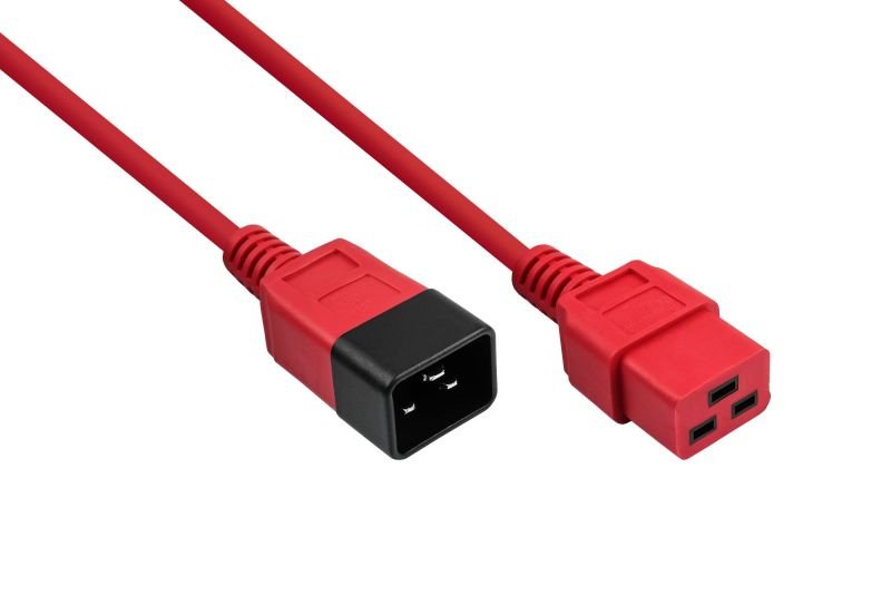 EAN 4066857003867 - Kabelmeister SK2090-R020 cable de transmisión Rojo, Negro 2 m IEC C20 IEC C19 imagen 1