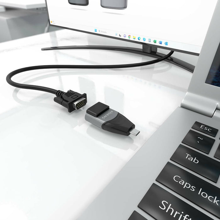 EAN 8435739901168 - AISENS A109-0863 cambiador de género para cable USB C Negro, Gris imagen 4