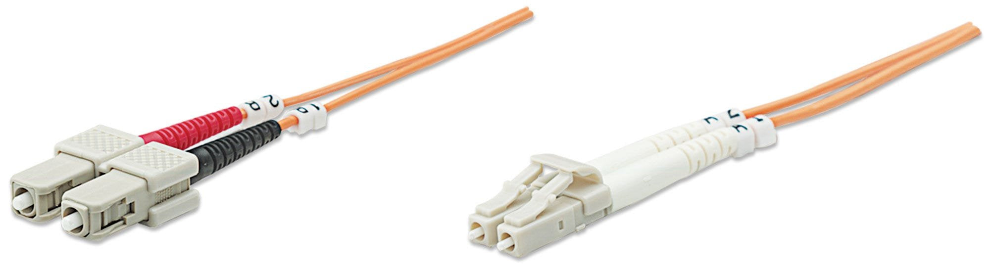 EAN 766623470391 - Intellinet 5.0m LC-SC M/M Cable de fibra óptica e InfiniBand 5 m Naranja imagen 1