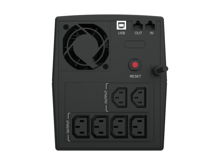 EAN 4015867225820 - Conceptronic ZEUS04EP sistema de alimentación ininterrumpida (UPS) Línea interactiva 2,2 kVA 1320 W 5 sal imagen 2