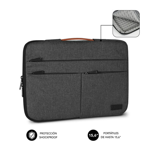 EAN 8436586742713 - SUBBLIM SUBLS-AP36050 maletines para portátil 39,6 cm (15.6") Gris imagen 2