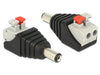 EAN 4043619655236 - DeLOCK 65523 cambiador de género para cable DC 5.5 x 2.1 mm Negro, Plata imagen 1