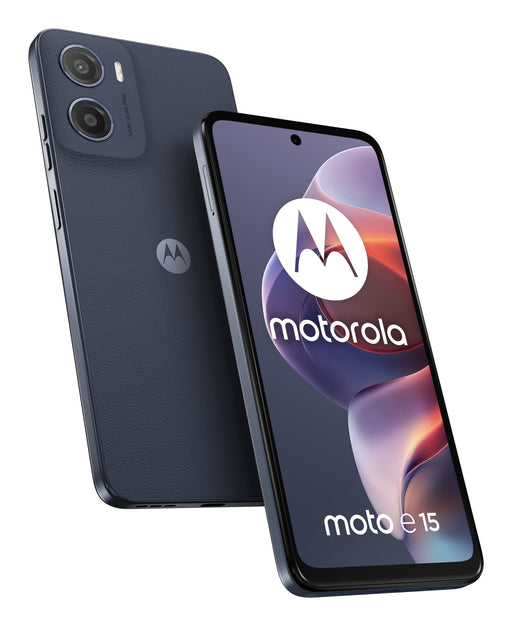 EAN 840023295997 - Motorola moto e15 16,9 cm (6.67") SIM doble Android 14 Go edition 4G USB Tipo C 2 GB 64 GB 5200 mAh Azul imagen 1