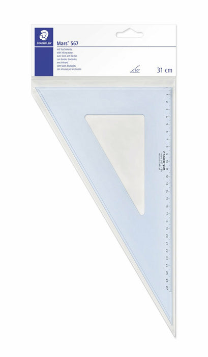 EAN 4007817567043 - Staedtler Mars 567 Regla de escritorio 310 mm Plástico Azul, Transparente 1 pieza(s) imagen 2