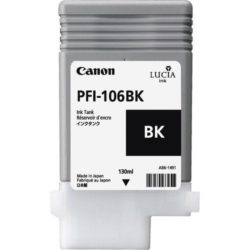 EAN 0013803154047 - Canon PFI-106 BK cartucho de tinta 1 pieza(s) Original Foto negro imagen 1