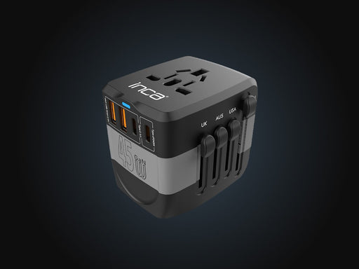 EAN 8681949016509 - Inca IPW-45SA adaptador de enchufe eléctrico Universal Negro imagen 2
