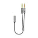 EAN 8436574704778 - AISENS A128-0417 cable de audio 0,25 m 2 x 3.5mm 3,5mm imagen 1