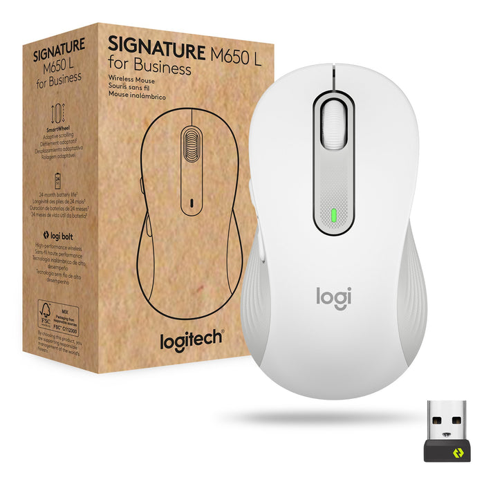 EAN 5099206097285 - Logitech Signature M650 L for Business ratón Oficina mano derecha Óptico 4000 DPI imagen 7