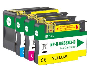 EAN 6942383156575 - G&G NP-H-0932XLBK/933XLCMY cartucho de tinta 1 pieza(s) Compatible Alto rendimiento (XL) Negro, Cian, Mag imagen 1