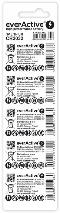 EAN 5902020523444 - Everactive CR20325BL pila doméstica Batería de un solo uso CR2032 Litio imagen 2