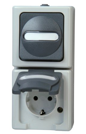 EAN 4008224259415 - Kopp 130856009 toma de corriente CEE 7/3 Negro, Gris imagen 1