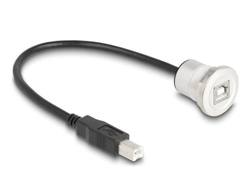 EAN 4043619881826 - DeLOCK 88182 cable USB USB 2.0 0,3 m USB B Negro, Plata imagen 1