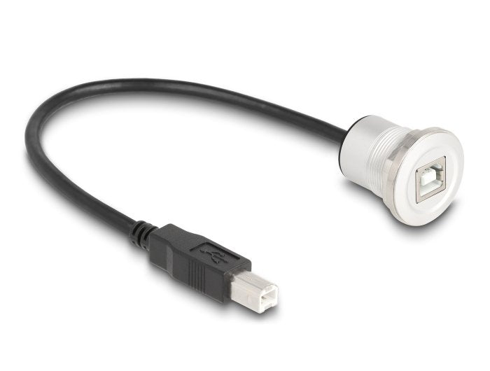 EAN 4043619881826 - DeLOCK 88182 cable USB USB 2.0 0,3 m USB B Negro, Plata imagen 1
