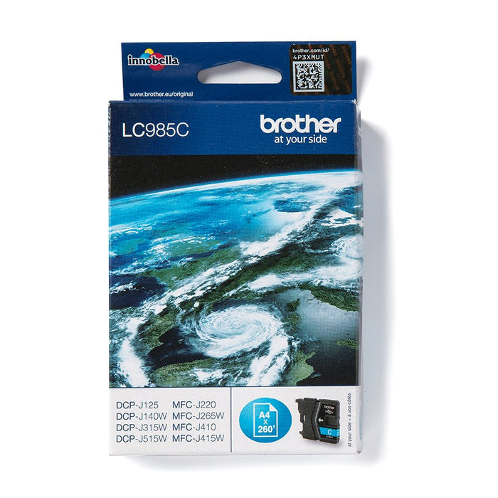EAN 3610170550174 - Brother LC985C cartucho de tinta 1 pieza(s) Original Cian imagen 1