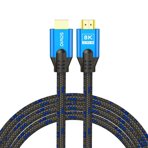 EAN 5901986045946 - Savio CL-142 Kabel HDMI v2.1, 1.8m, mied, oplot baweniany, metalowe wtyczk cable HDMI 1,8 m HDMI tipo A ( imagen 1