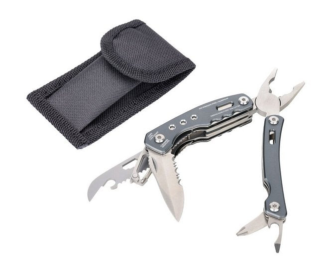 EAN 4024023202445 - TROIKA TOL46/GY alicate multiherramienta para bolsillo 15 herramientas Gris imagen 1