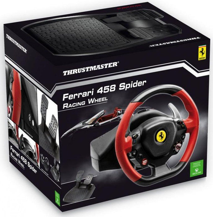 EAN 3362934401740 - Thrustmaster Ferrari 458 Spider Negro, Rojo Volante + Pedales Xbox One imagen 4