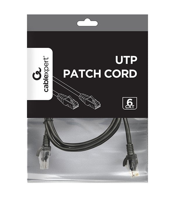 EAN 8716309093293 - Gembird PP6U-1M cable de red Negro Cat6 U/UTP (UTP) imagen 4