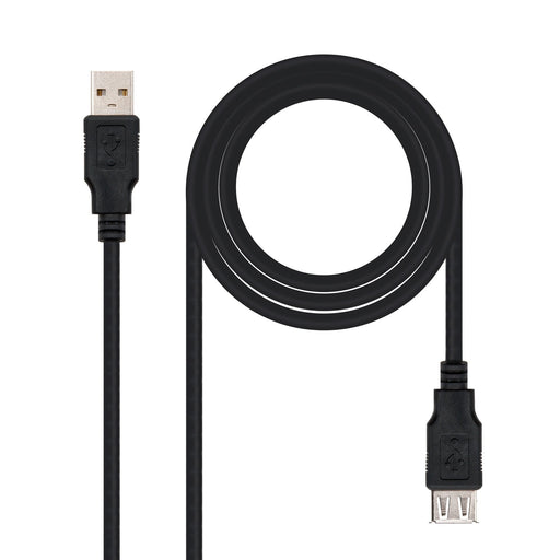 EAN 8433281002999 - Nanocable 10.01.0204-BK cable USB USB 2.0 3 m USB A imagen 1
