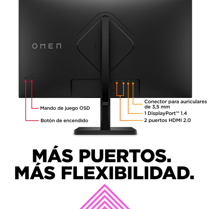 EAN 197029617712 - OMEN by HP 31.5 inch QHD 165Hz Gaming Monitor - OMEN 32q pantalla para PC 80 cm (31.5") 2560 x 1440 Pixele imagen 9