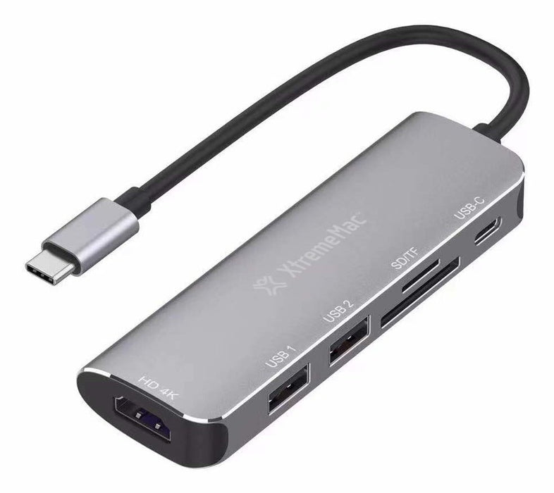 EAN 5453003787204 - XtremeMac dockingstation USB Tipo C 5000 Mbit/s Gris imagen 1