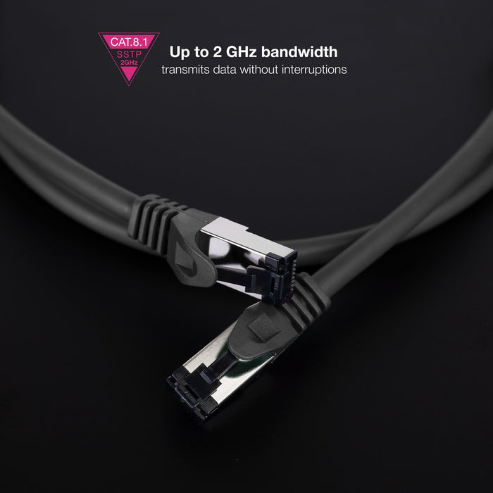 EAN 8433281015838 - Nanocable 10.20.2000-BK cable de red 0,5 m Cat8.1 S/FTP (S-STP) imagen 4