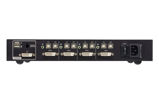 EAN 4710469341380 - ATEN CS1184D4C interruptor KVM Negro imagen 2