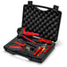 EAN 4003773088998 - Knipex 97 91 04 V01 crimpadora Juego de matrices para cables Gris, Naranja, Rojo imagen 1