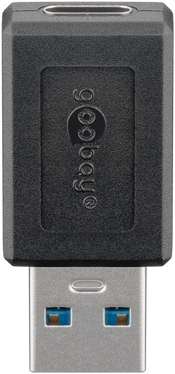 EAN 4040849454004 - Goobay 45400 cambiador de género para cable USB C USB A Negro imagen 1