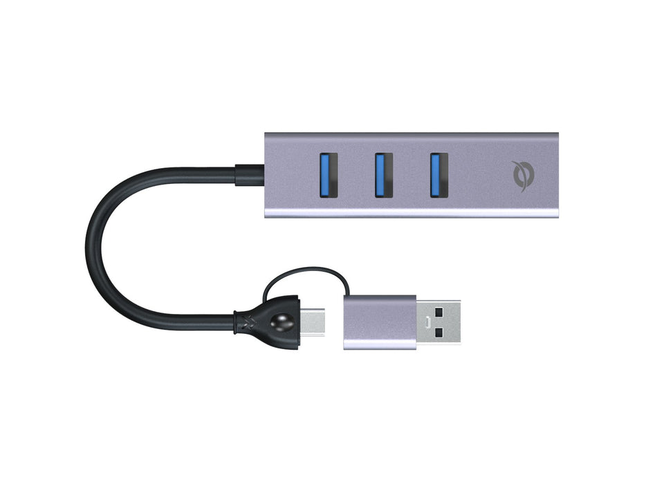 EAN 4015867243695 - Conceptronic ABBY25G base para portátil y replicador de puertos Alámbrico USB 3.2 Gen 1 (3.1 Gen 1) Type- imagen 3