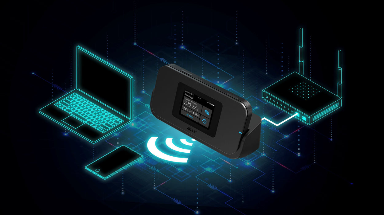 EAN 4711474823212 - Acer Connect Enduro M4D router inalámbrico Doble banda (2,4 GHz / 5 GHz) 5G Negro imagen 9