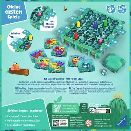 EAN 4005555100010 - Ravensburger 12010001 juego de tablero Matsch Quatsch 15 min Juego de mesa Educativo imagen 2