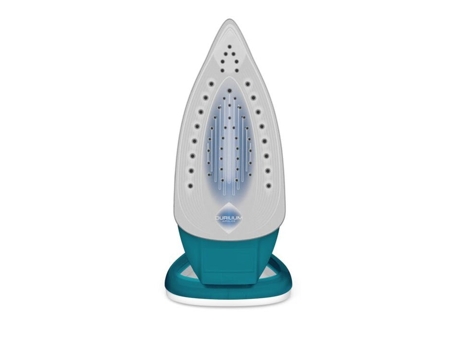 EAN 3121040075845 - Tefal EasyGliss Plus FV5737 Plancha vapor-seco Suela de Durilium 2500 W Turquesa, Blanco imagen 3