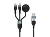 EAN 4015867243480 - Conceptronic ETTA08B15 cable USB USB 2.0 1,5 m USB A 2 x USB C Negro imagen 1