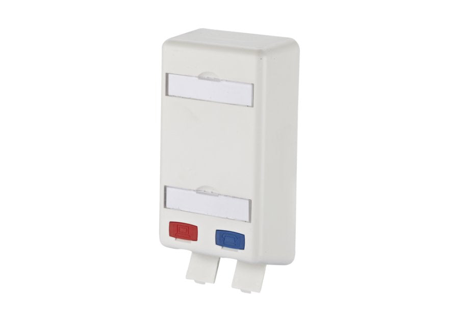 EAN 4250184111238 - METZ CONNECT 1309150102-E toma de corriente 2 x RJ-45 Azul, Gris, Rojo imagen 1