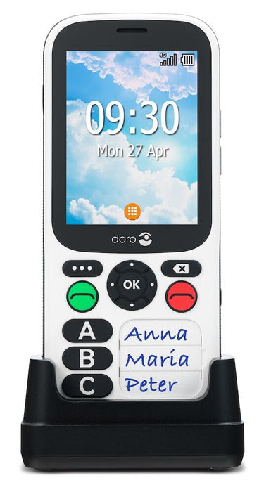 EAN 7322460079796 - Doro 780X IUP 7,11 cm (2.8") 117 g Negro, Blanco Característica del teléfono imagen 3