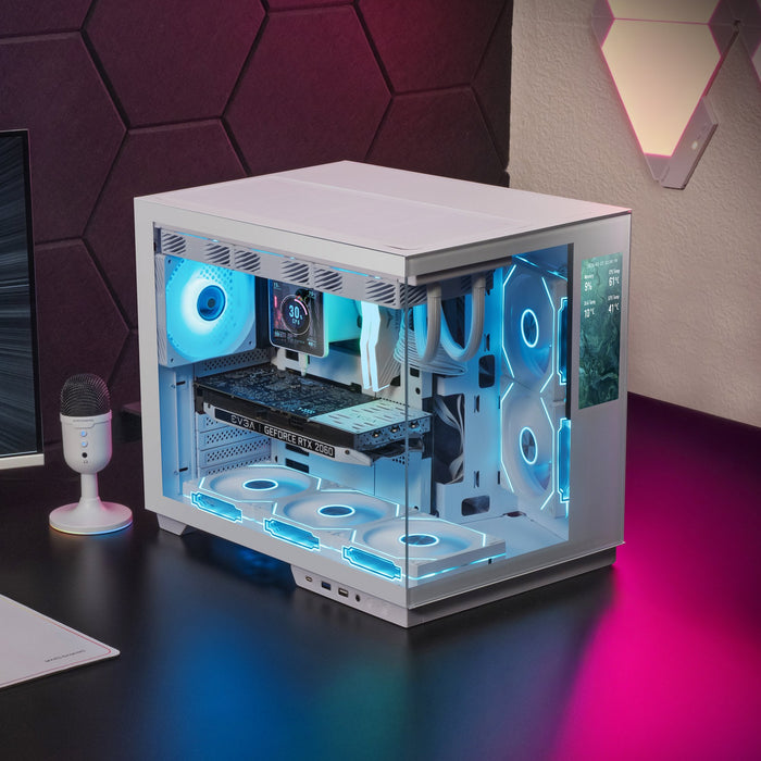 EAN 8435693112587 - Mars Gaming MCMIRAGEW carcasa de ordenador Midi Tower Blanco imagen 12