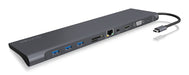 EAN 4250078167129 - ICY BOX IB-DK2102-C Alámbrico USB 3.2 Gen 1 (3.1 Gen 1) Type-C Antracita, Negro imagen 1